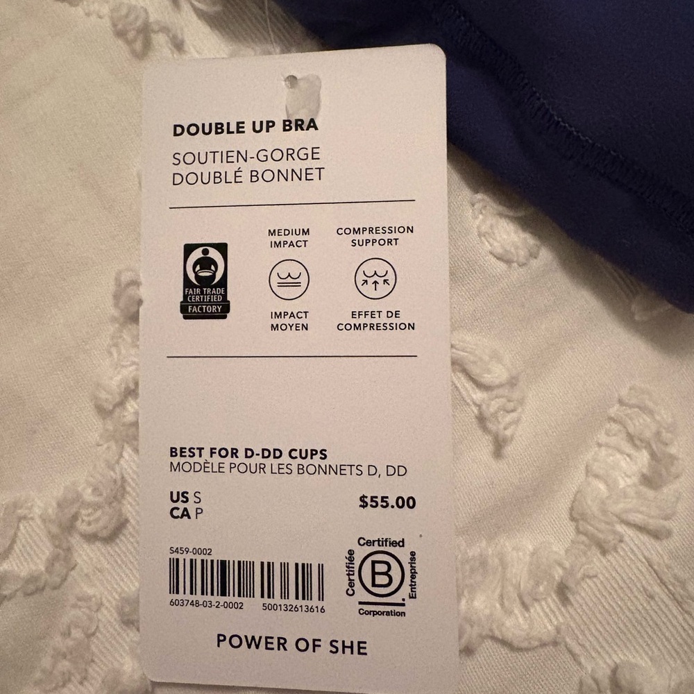 Athleta Purple Sports Bra - Picture 5 of 5